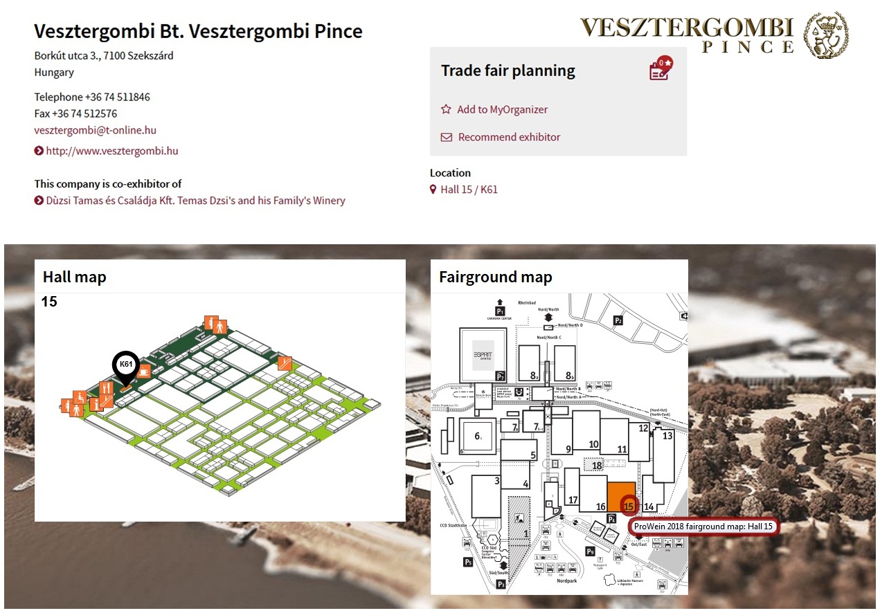 ProWein 2018 - Vesztergombi Pince